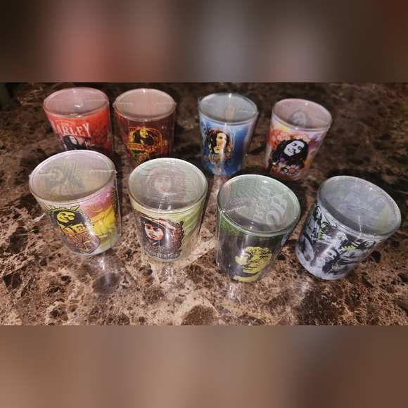 8 Bob Marley Shot Glass Tea Light holders - Picture 2 of 4